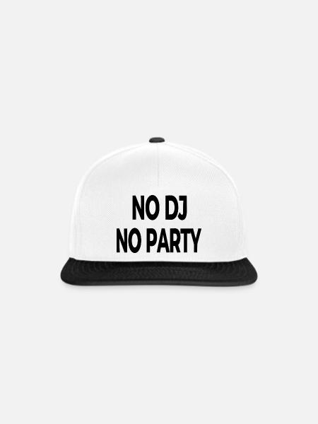 Party - Snapback Cap - Weiß/Schwarz