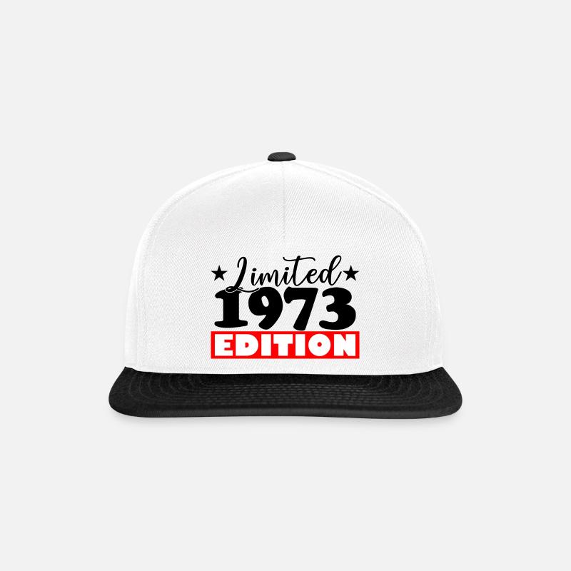 1973 - Casquette snapback - blanc/noir