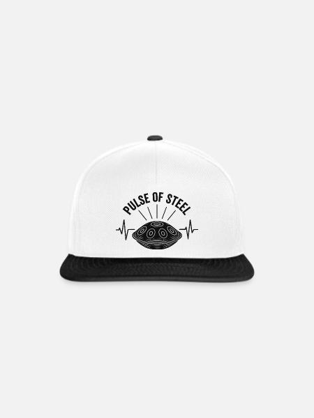 Pulse Of Steel - Snapback Cap - Weiß/Schwarz