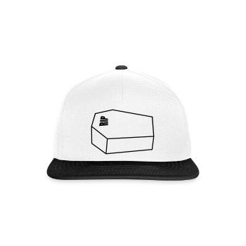 Cercueil fermé RIP Repose en paix Funérailles - Casquette snapback - blanc/noir - Devant