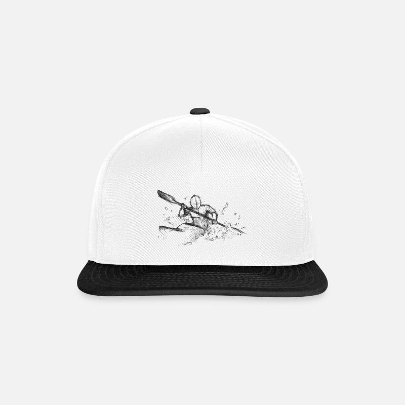 Kajak - Snapback Cap - Weiß/Schwarz