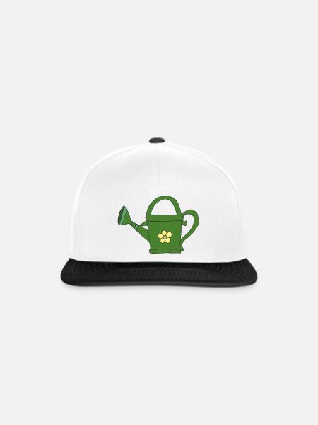 gießkanne - Snapback Cap - Weiß/Schwarz