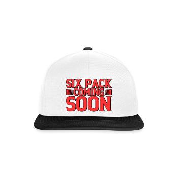 Six Pack à venir 29 - Casquette snapback - blanc/noir - Devant
