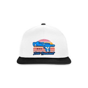 Sanitär Klempner Anlagenmechaniker Geschenk - Snapback Cap - Weiß/Schwarz - Vorne