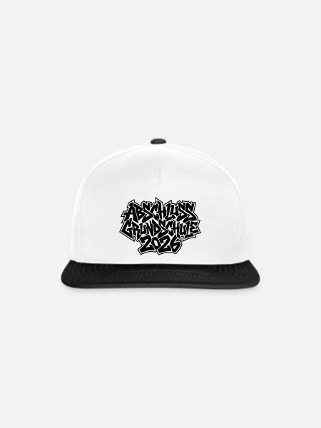Abschluss Grundschule 2026 Graffiti - Snapback Cap - Weiß/Schwarz