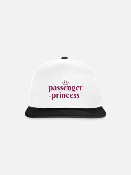 Passagier - Snapback Cap - Weiß/Schwarz