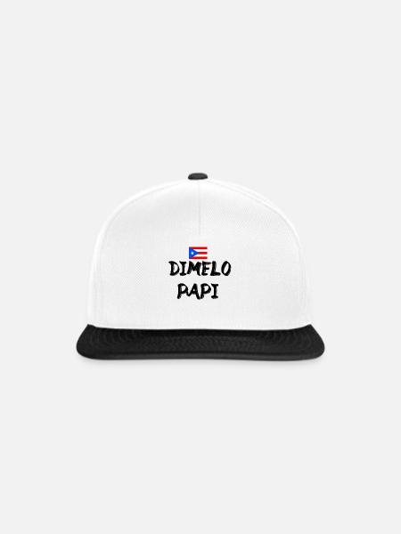 Dimelo Papi Latino - Snapback Cap - Weiß/Schwarz