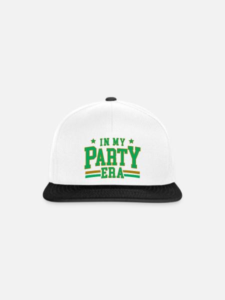 Party Era Gold Clean - Snapback Cap - Weiß/Schwarz