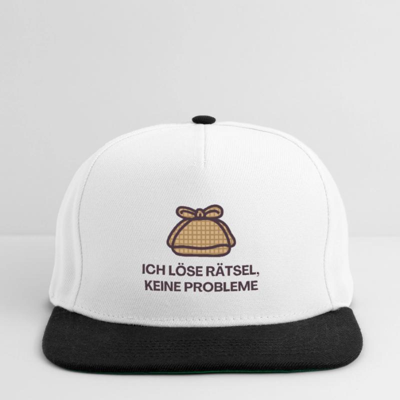 I solve puzzles, no problems Snapback Cap