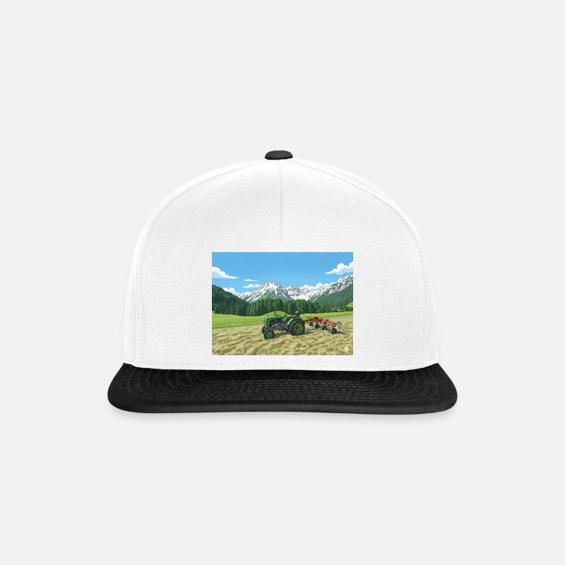 15er Steyr - Snapback Cap - Weiß/Schwarz