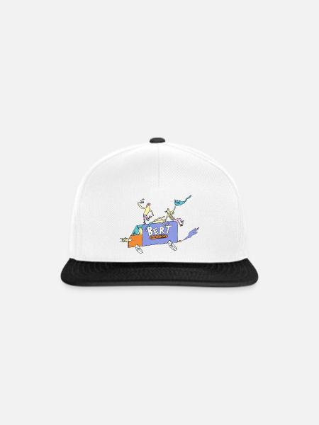 Bert_Express - Snapback Cap - Weiß/Schwarz