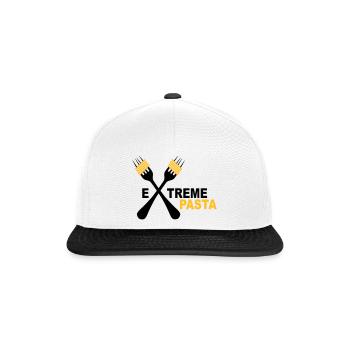 pasta - Snapback Cap - white/black - Front