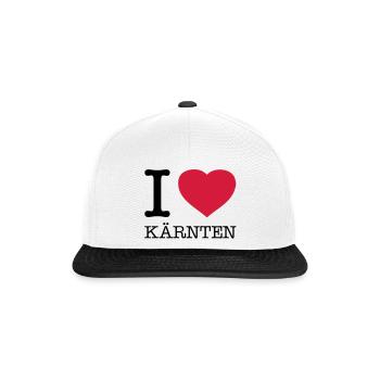 I LOVE CARINTHIA Austria Austria - Snapback Cap - white/black - Front