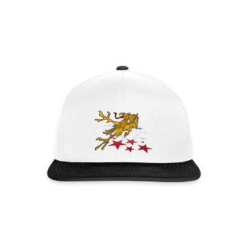 Rostocker Greif 3D - Casquette snapback - blanc/noir - Devant