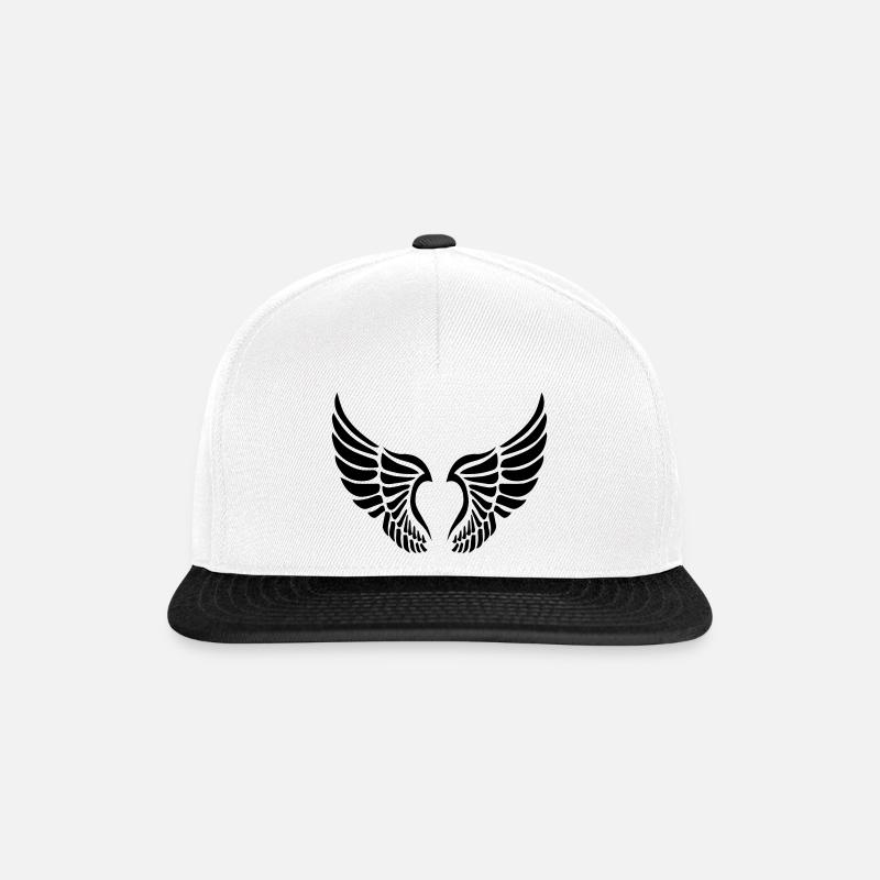 wing - Snapback Cap - white/black