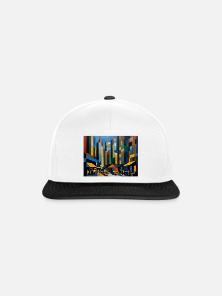 NYC Arts Series -5th Avenue -Bauhaus - Snapback Cap - Weiß/Schwarz