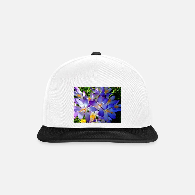 Frühlingserwachen - Snapback Cap - Weiß/Schwarz