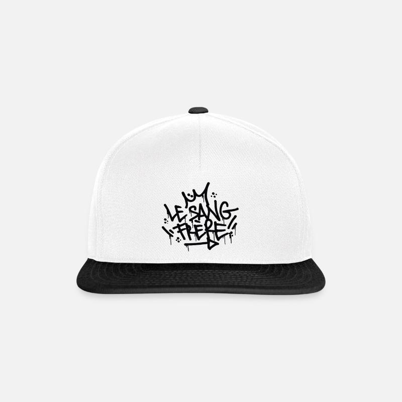 Brüderliches Blut - Snapback Cap - Weiß/Schwarz