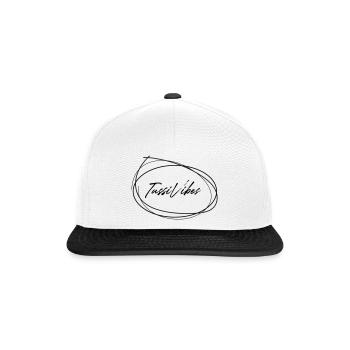 Welt wird bunter - TussiVibes - Snapback Cap - Weiß/Schwarz - Vorne