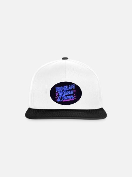 Neon Glamour Statement - Snapback Cap - Weiß/Schwarz