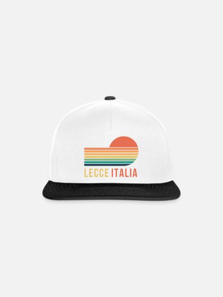 Lecce, Italien - Snapback Cap - Weiß/Schwarz