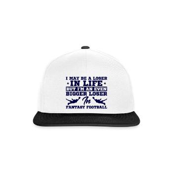 Football féminin Fantasy Football Master Draft Day - Casquette snapback - blanc/noir - Devant