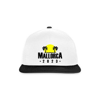 Majorque 2023 - Casquette snapback - blanc/noir - Devant