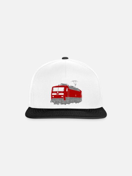 Baureihe 120 - Snapback Cap - Weiß/Schwarz