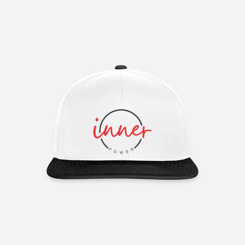 Inner Power - Snapback Cap - white/black