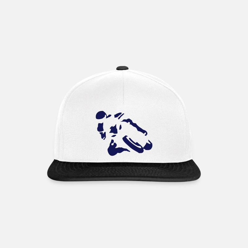 gsx1250einf - Snapback Cap - Weiß/Schwarz