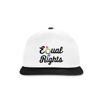 Equal Rights For Others Does Not Mean Less Rights - Snapback Cap - Weiß/Schwarz - Vorne