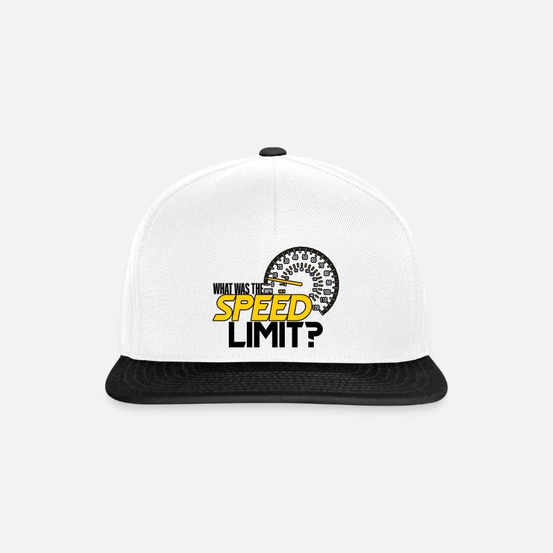 What Was The Speed Limit 3 - Snapback Cap - white/black