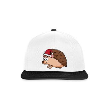 Hedgehog Comic Animal - Snapback Cap - white/black - Front