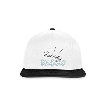 not Today - Snapback Cap - Weiß/Schwarz - Vorne