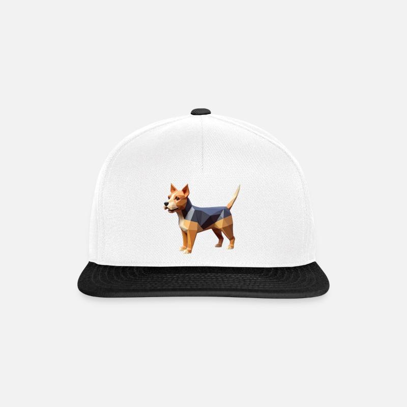 Yorkshire Terrier - Snapback Cap - Weiß/Schwarz