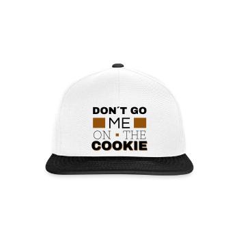don´t go me on the Cookie - Snapback Cap - Weiß/Schwarz - Vorne