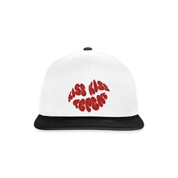 Baiser Baiser Répéter - Casquette snapback - blanc/noir - Devant
