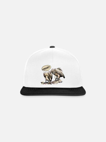 Mahlzeit Geierduo - Snapback Cap - Weiß/Schwarz