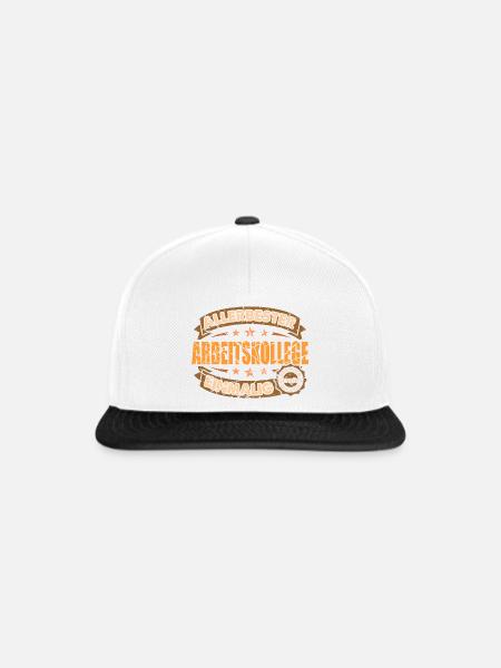 Allerbester Arbeitskollege Einmalig Geschenk - Snapback Cap - Weiß/Schwarz