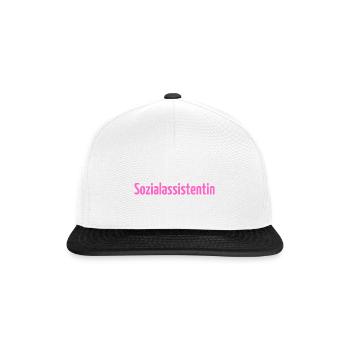 Sozialassistentin Sozialassistent Pflege Erziehung - Snapback Cap - Weiß/Schwarz - Vorne