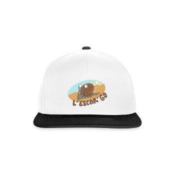 L'Escar'GO - Casquette snapback - blanc/noir - Devant