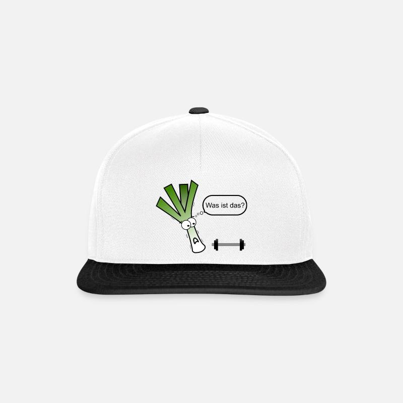 Lauch - Snapback Cap - Weiß/Schwarz