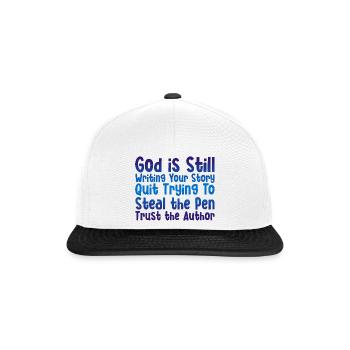 God Is Still Writing Your Story 2 - Snapback Cap - white/black - Front
