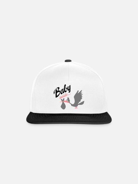 Baby - Snapback Cap - Weiß/Schwarz