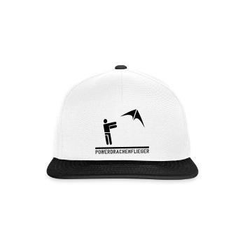 Power Dragon Flyer - Snapback Cap - white/black - Front