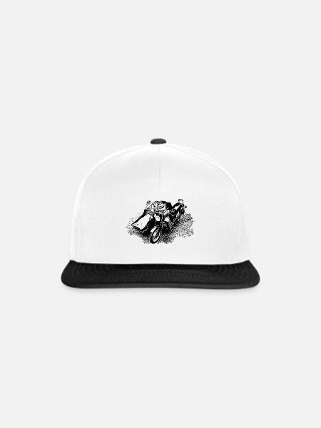 MZ Gespann 250 - Snapback Cap - Weiß/Schwarz