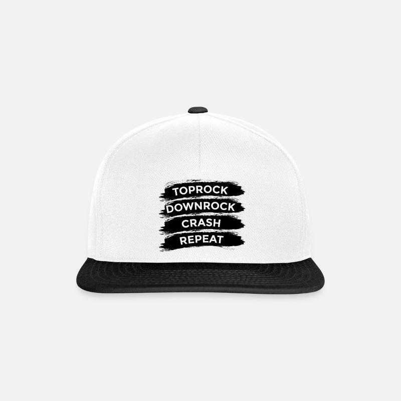 Breakdancer Saying - Snapback Cap - white/black