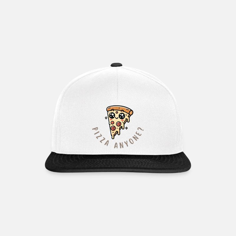 One Slice Is Never Enough! - Snapback Cap - Weiß/Schwarz