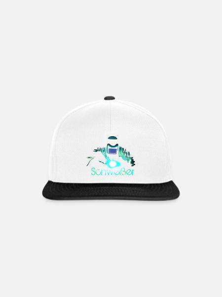 Schweißer - Snapback Cap - Weiß/Schwarz