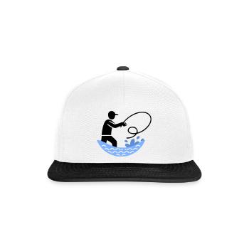 Fishing & Fishing | Petri Heil Hobby Logo - Snapback Cap - white/black - Front
